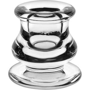 Porta Vela Redondo Home&co Vidro 6x5x5cm Transparente Castiçal