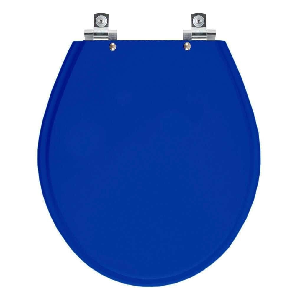Assento Sanitário Soft Close Ravena Azul para vaso Deca