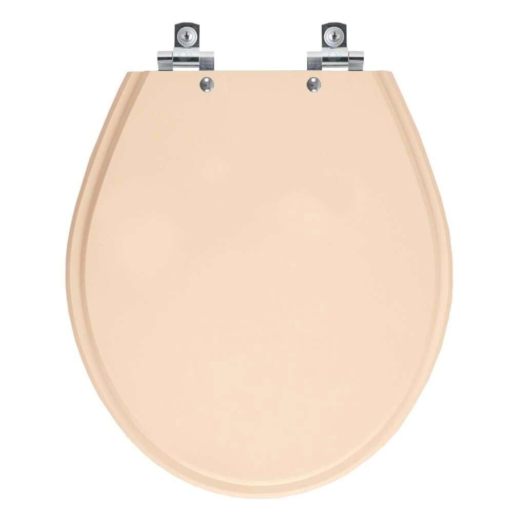 Assento Sanitário Soft Close Ravena Rosa Floral para vaso Deca