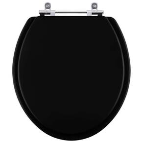 Tampa de Vaso Sanitário Contemporary Preto para bacia Hervy