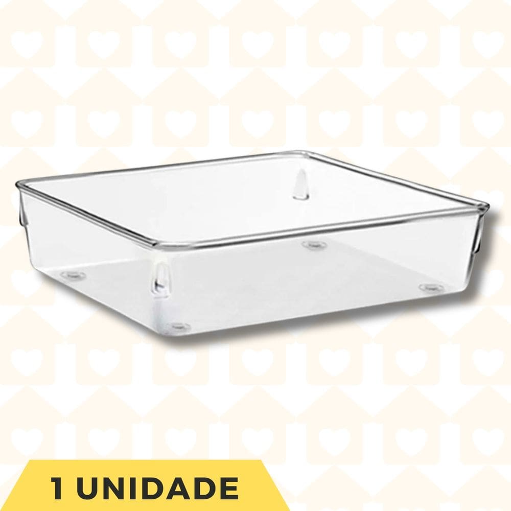 1 Peça Organizador Multiuso Porta Utensilios Quadrado Grande