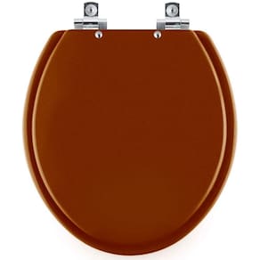 Assento Sanitário Soft Close Targa Caramelo para vaso Deca