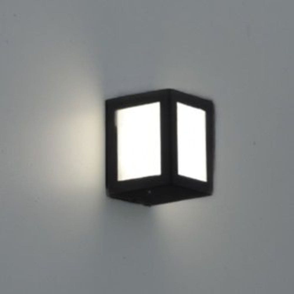 Arandela LED BL8107-PF com 3 Difusores de Acrílico 3W - Preto Fosco