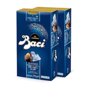 Chocolate Italiano Bombom Amargo Baci 2 Caixas 175G