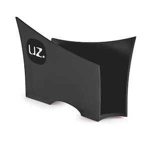 Porta Guardanapo Quadrado Plástico Cozinha Uz Preto