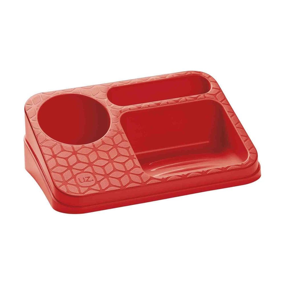 Organizador De Pia Detergente Esponja Cozinha Uz Vermelho
