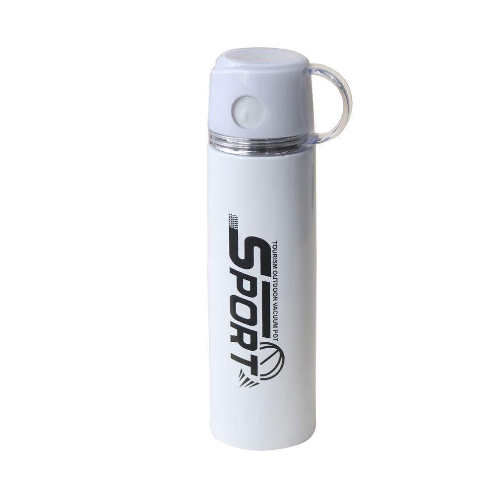 Garrafa Isotérmica De Metal 400Ml Com Copo Tampa
