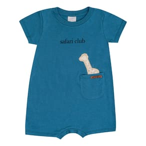 Macacao Bebê Menino - Azul Cobalto - 50559-1316