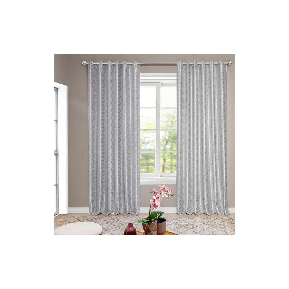 Cortina Donna Adomes 400x230 cm Corta Luz Geométrico