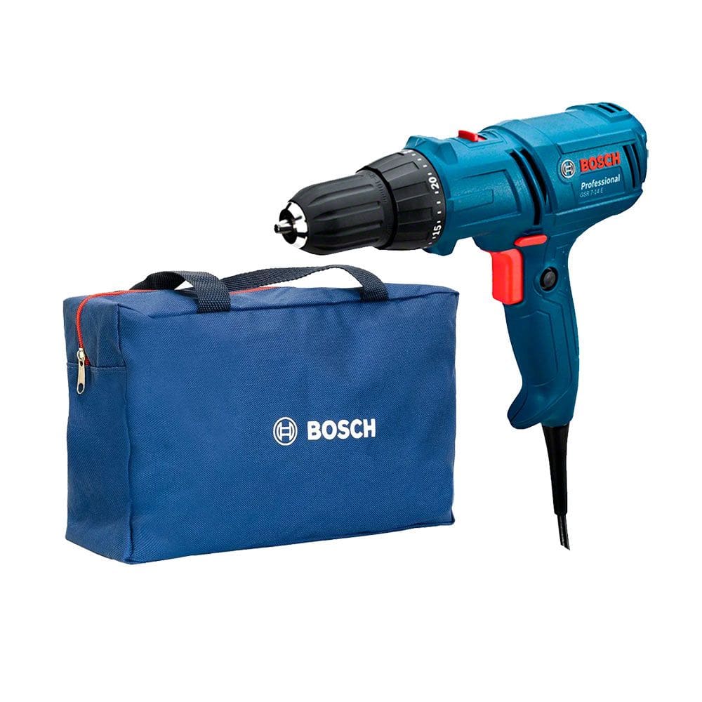 Parafusadeira Furadeira 400W Bolsa GSR714 Bosch 110V