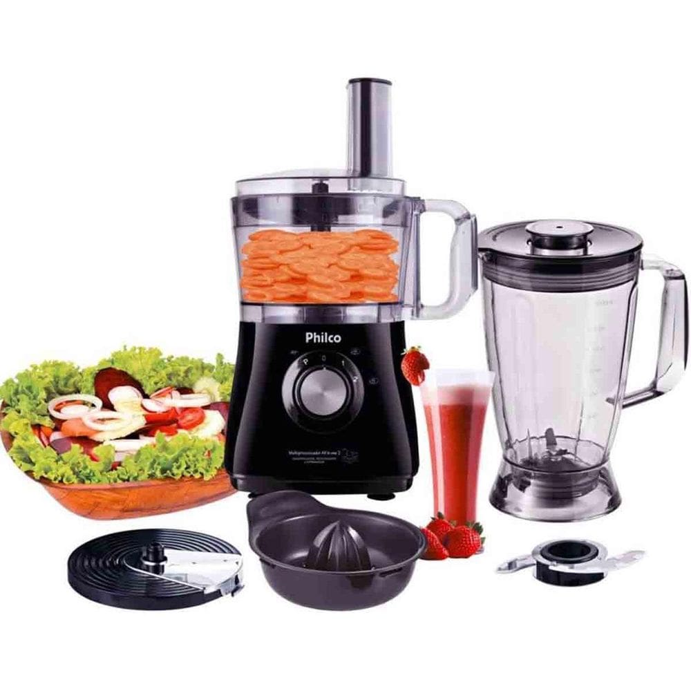 Multiprocessador De Alimentos Philco 3Em1 Citrus 800Wt 220V
