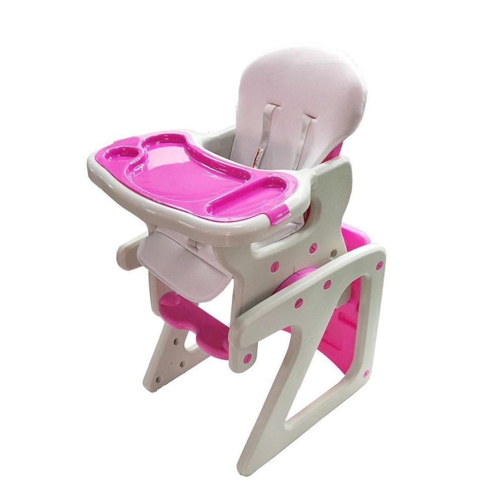 Cadeirão 2 Em 1 Mesinha E Alimentação Star Baby Rosa