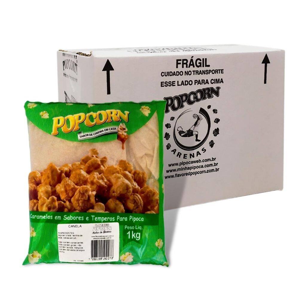 Caramelo Para Pipoca Doce - Sabor Canela 5Kg