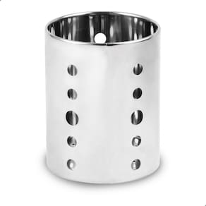 Porta Talheres E Utensílios Premium Aço Inox 12X15Cm