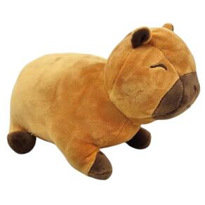 Capivara Pelúcia Marrom 22 Cm Comprimento Macia E Fofinha