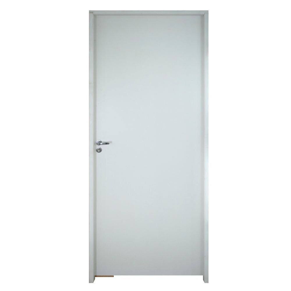Porta Lisa Prime Batente Ecológico 14 Fechadura Stilo Externa 92 X 2,10 Lado Esquerdo Branco