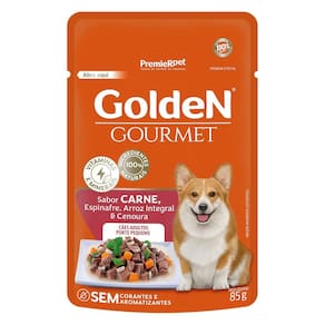 Golden Gourmet Caes Adultos Pequeno Porte Carne 85G