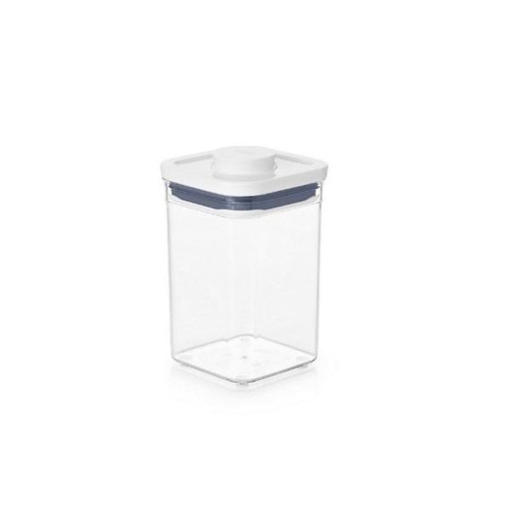 Pote Pop 2.0 Acrílico com Tampa Hermética Quadrado 1 L Oxo