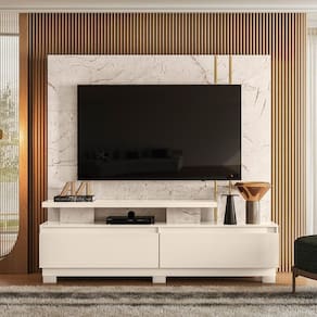 Home Theater C/pés para Tvs até 75 Pol New Apolo Cumaru/opala