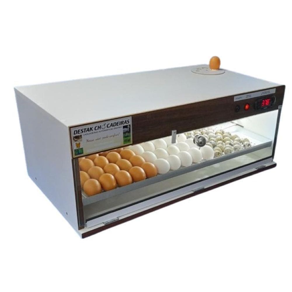Chocadeira Automática 100 Ovos Digital Com Ovoscópio 110V