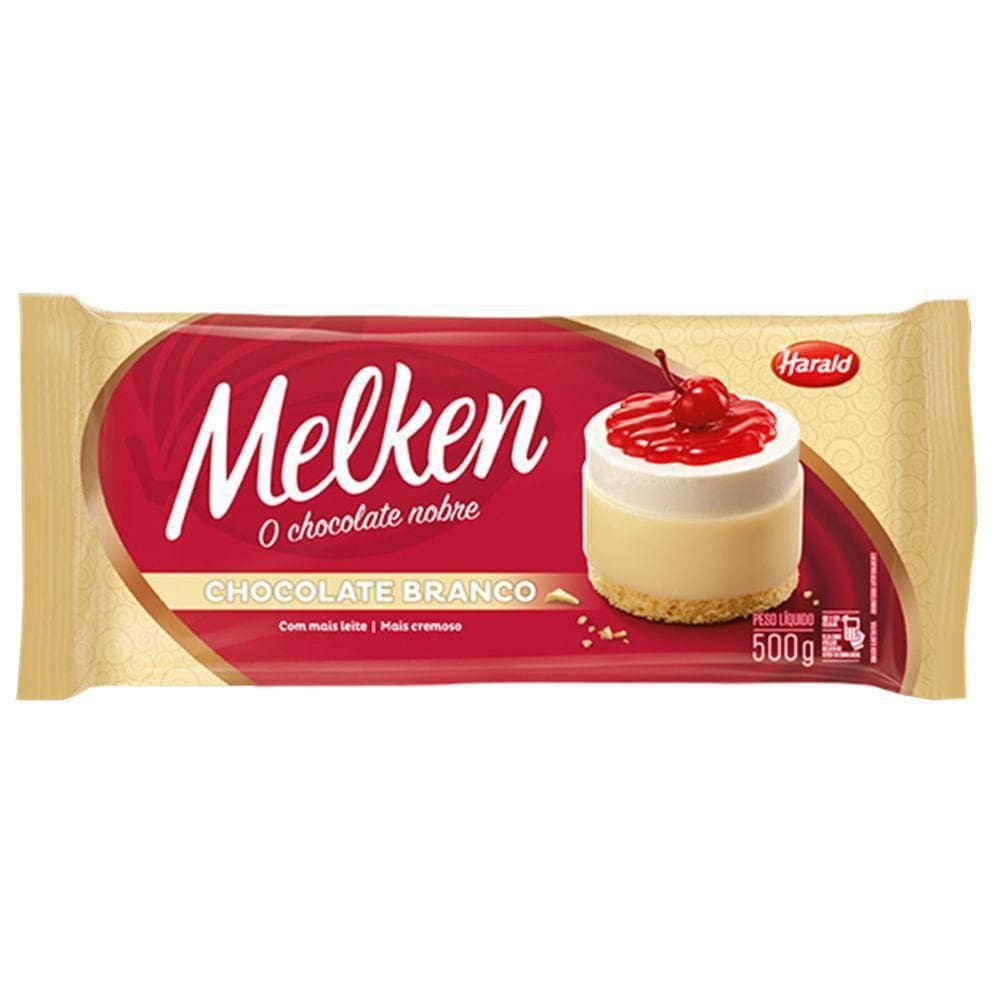 Barra De Chocolate Branco 500G - Melken