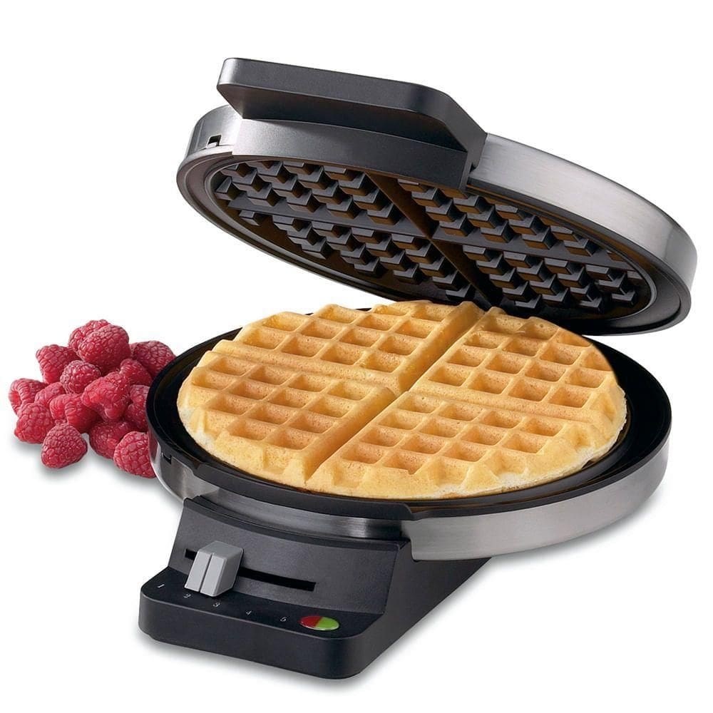 Máquina Para Waffle Em Aço Escovado 220v Cuisinart