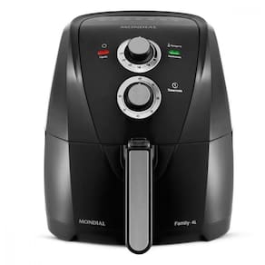 Fritadeira Sem óleo Air Fryer Mondial 4 Litros 1500w Preto 127V