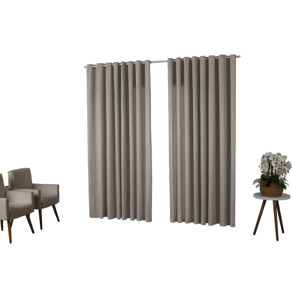 Cortina Oxford 3,00X2,50 Sala Quarto Porta Avelã