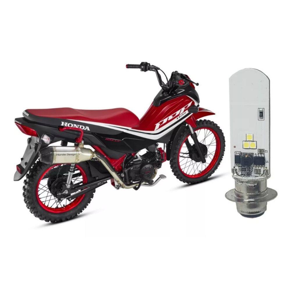 Lâmpada Led M5 Moto Farol Biz 100/125 Pop Bros 09/12 Crypton