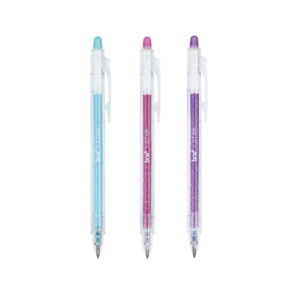 Caneta Gel Apagável 0.7mm BRW - Glitter
