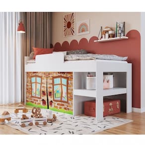 Cama Infantil  Cortina Imaginação Meu Fofinho Art in Moveis