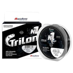 Linha Trilon Nylon Mazzaferro 0,37Mm N1 300M Soft Black