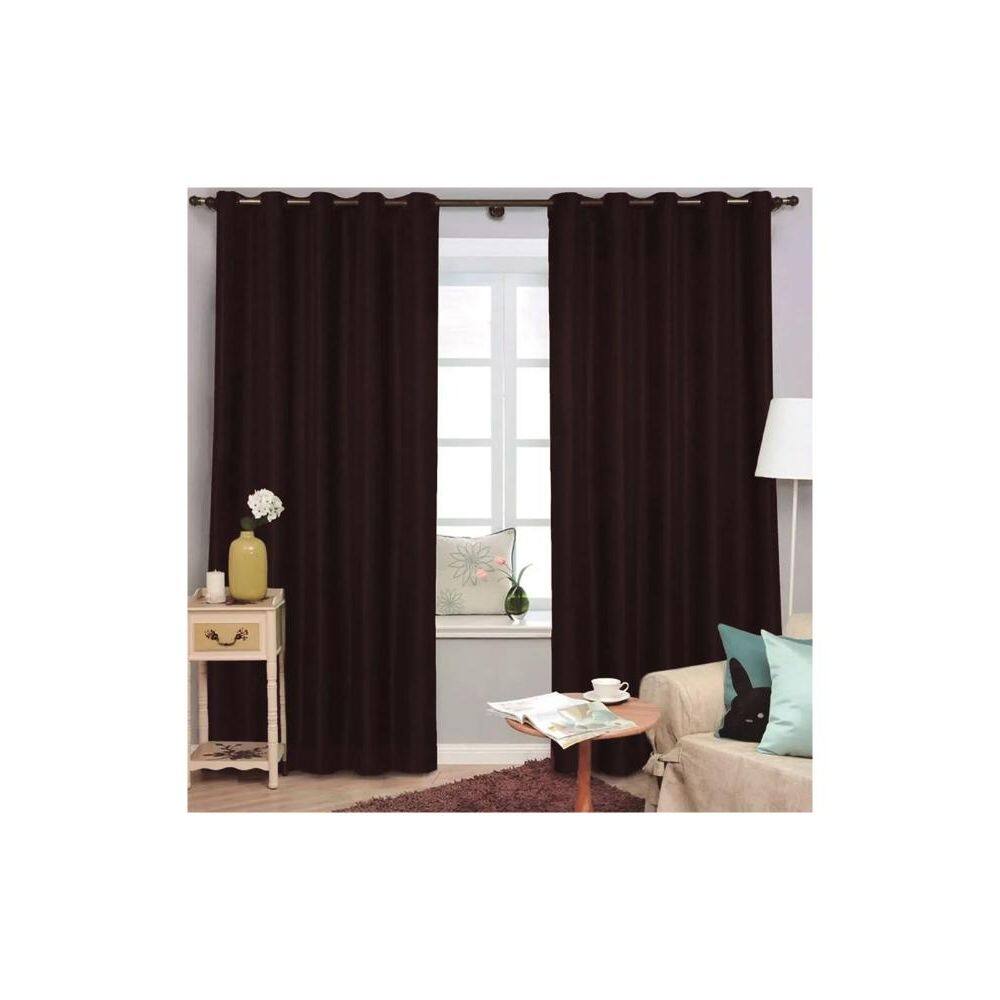 Cortina Donna Sultan 300x250 cm Granitê Chocolate