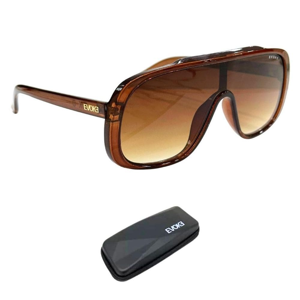 Óculos De Sol Evoke New Evk 63 G02 Cristal Marrom Degrade