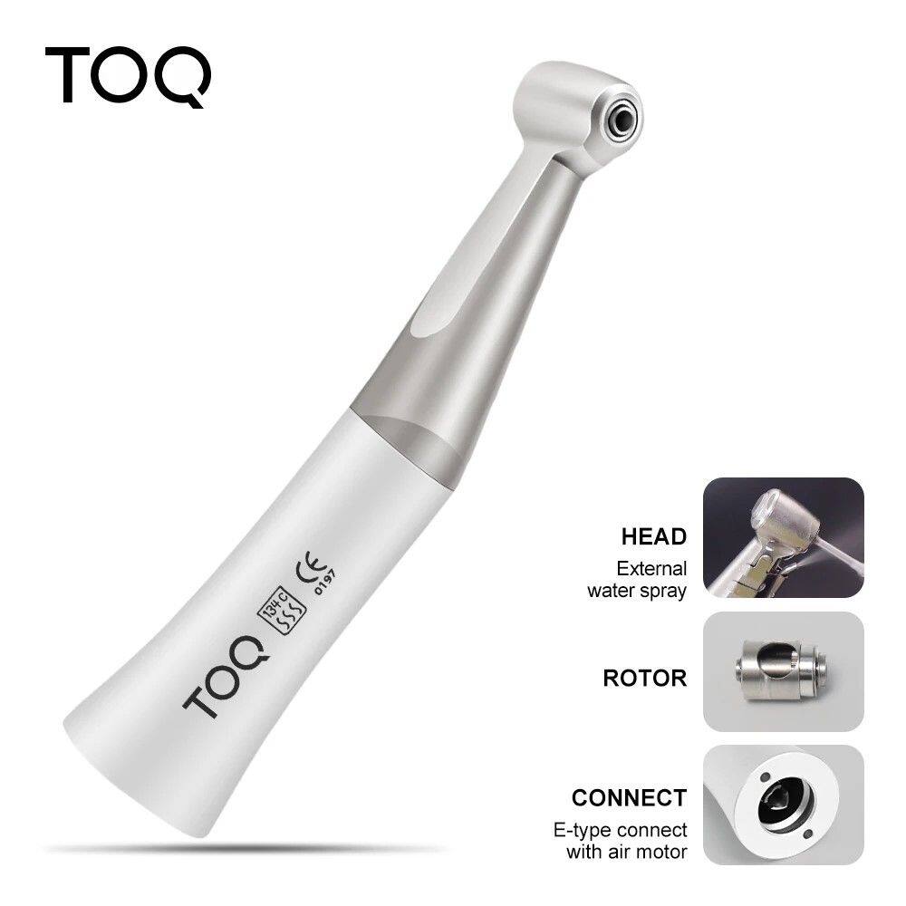 Caneta Contra-ângulo Push Button Baixa Rotação 1:1 TOQ 2 Furos