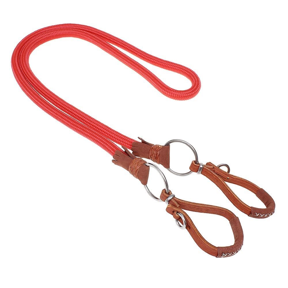 Rédea em Nylon Vermelha com Argolas em Inox A Pantaneira 29230