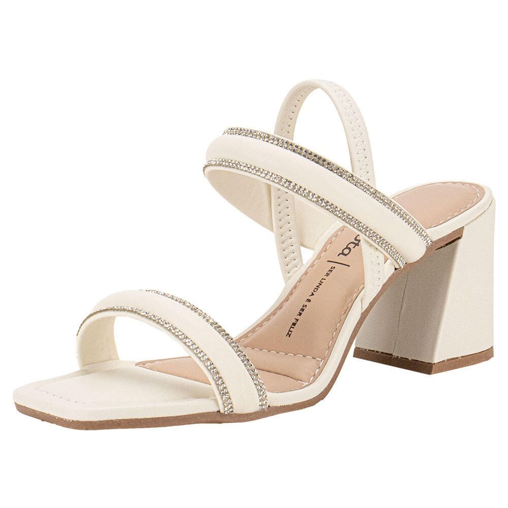 Sandália Feminina Salto Grosso Dakota Y8361