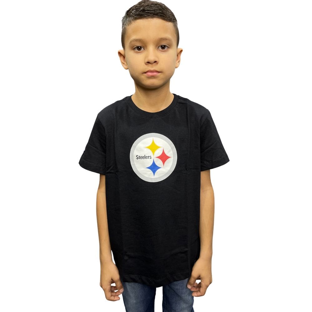 Camiseta Nfl Juvenil Pittsburgh Steelers Logo