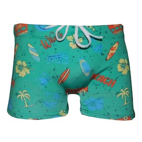 Sunga Boxer Infantil Praia Menino Uv50 Piscina Natação Surf