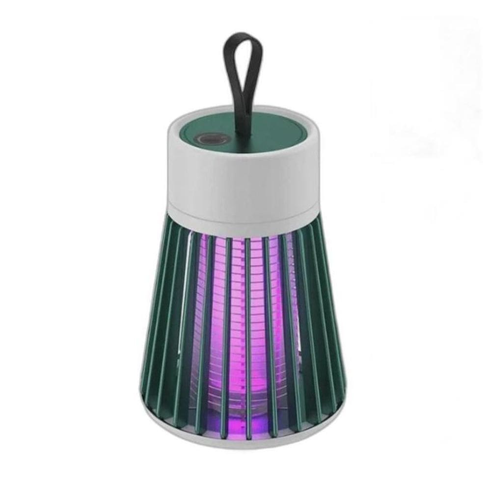 Luminaria Mata Mosquito Repelente Eletrico Armadilha Verde