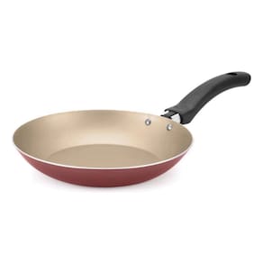 Frigideira Francesa Antiaderente Teflon 20cm Cereja Com Bege