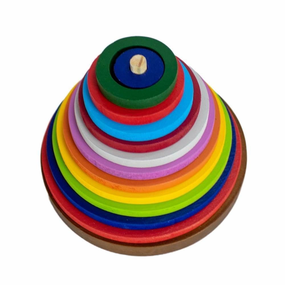 Jogo Torre Multi Peças - Madeira - Brinqmutti