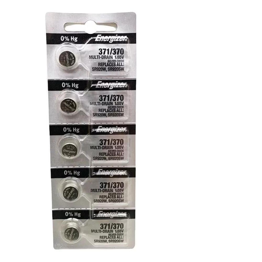 Pilha Bateria Relógio 370/371 Sr920Sw Energizer 5Un
