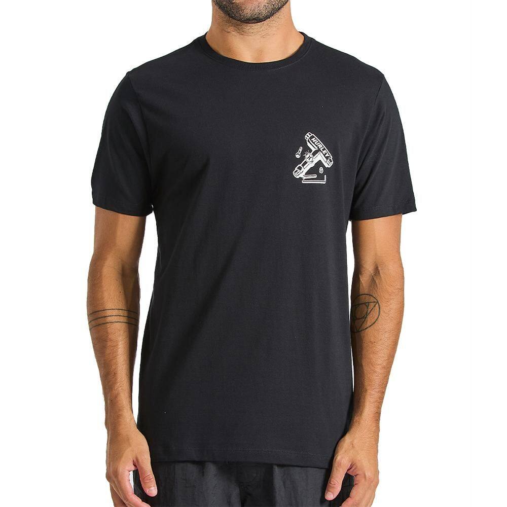 Camiseta Hurley Shop SM25 Masculina Preto