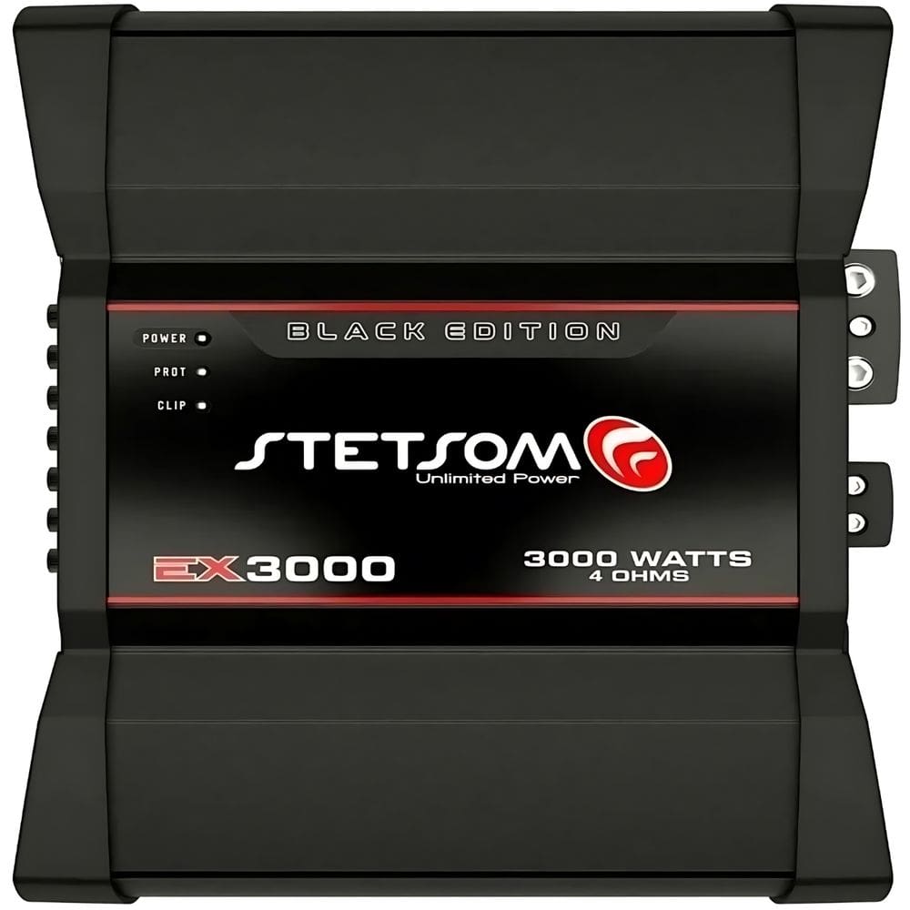 Módulo Amplificador Digital Stetsom EX3000 Black 3000 Watts Rms 1 Canal - 4 Ohms