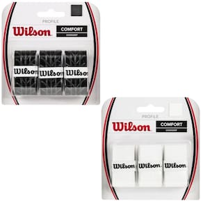 Kit 3 Overgrip Profile Comfort Protetor de Raquetes Guidão Multiuso Texturizado Wilson