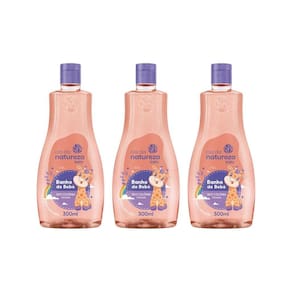 Colonia Cia Da Natureza Banho Bebe 300Ml - Kit Com 3Un