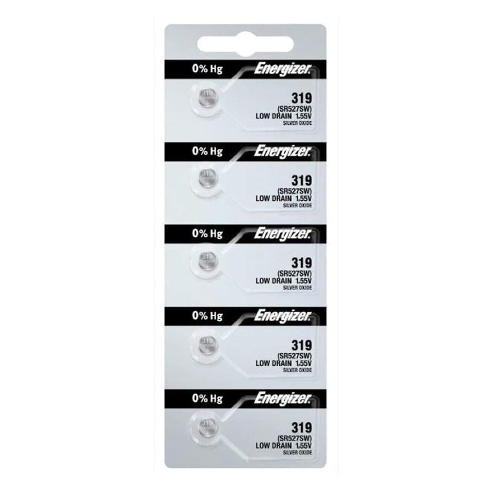 Pilha Bateria Relógio 319 Sr527Sw Energizer C/5 Un