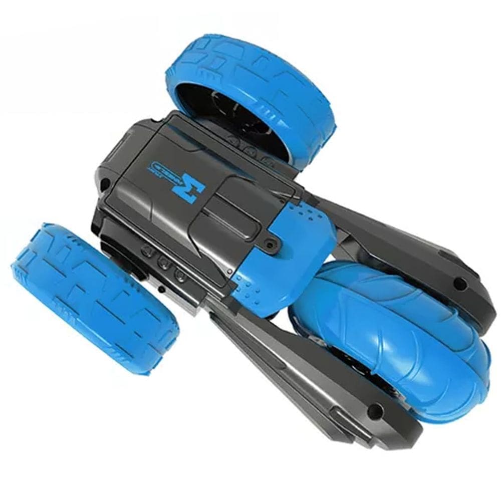 Carrinho Controle Remoto Flip Manobra 360 Luzes Som Super Carro Brinquedo Divertido Aventura