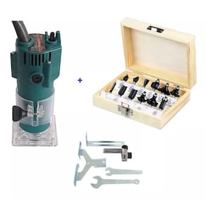 Kit Tupia Laminadora 220 + Jogo De Fresas Tupia Com 15 Peças